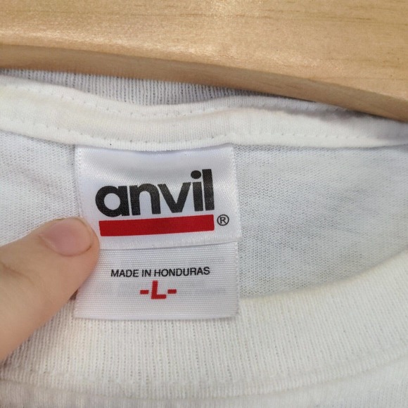 Anvil Men's 42nd Tire Kingdom Gatornationals White Large 2011 Double Sided - Picture 11 of 16